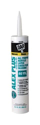DAP  Alex Plus  Clear  Acrylic Latex  All Purpose  Caulk  10.1 oz. 