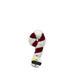 Allure Pet Huggle Hounds Red/White Plush Candy Cane Dog Toy Large 1 pk