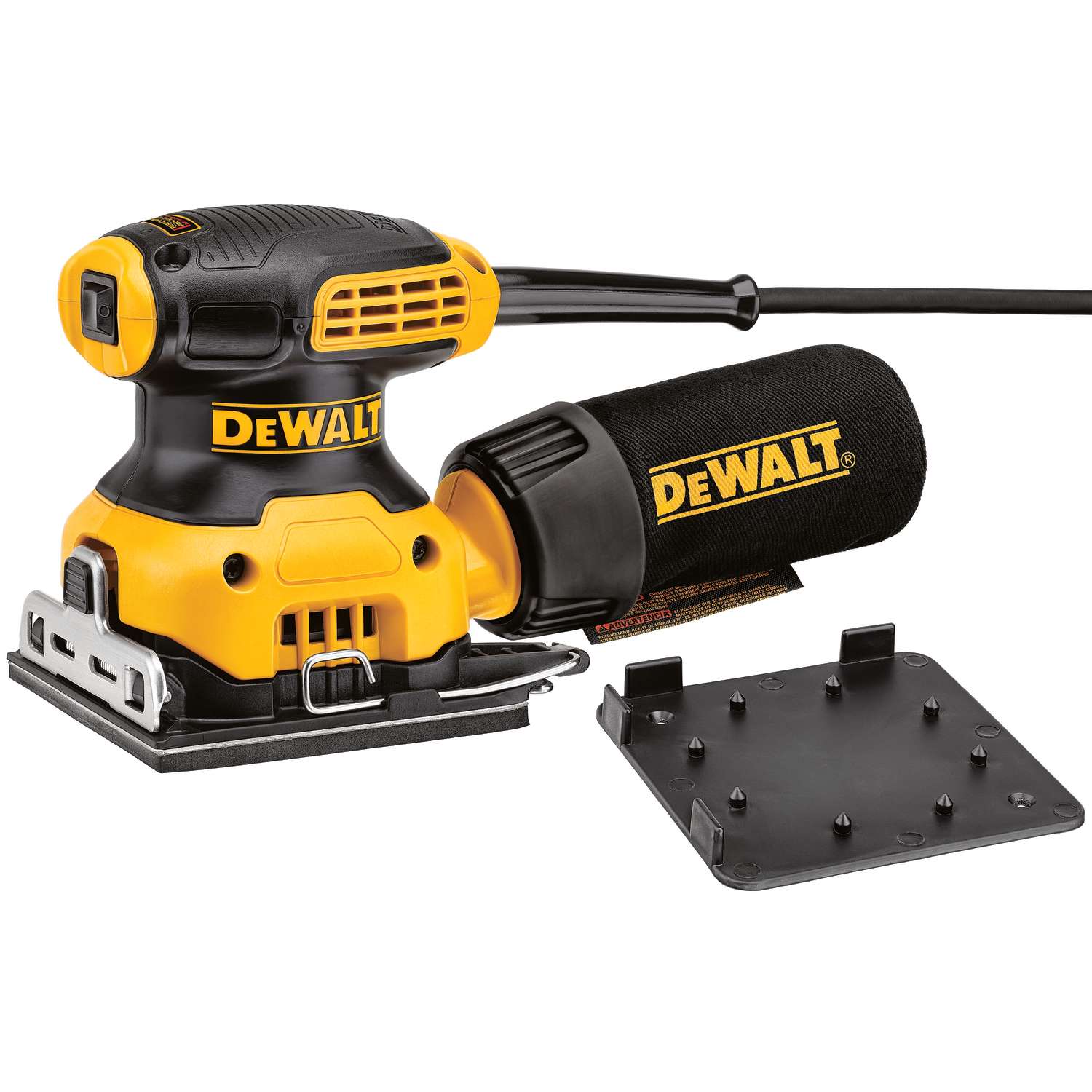 Dewalt 2 3 Amps 120 Volt Corded 1 4 Sheet Palm Sander 4 25 In L X