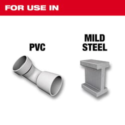 Milwaukee Shockwave 7/8 to 1-1/8 in. High Speed Steel #9 Impact Step Drill Bit Quick-Change Hex Shan