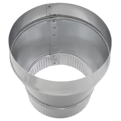 Imperial 8 in. D X 6 in. D Galvanized Steel Furnace Pipe Reducer