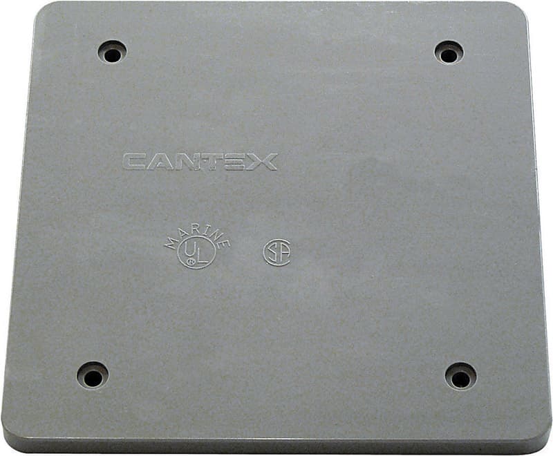 UPC 088700011281 product image for Cantex PVC 2 Gang FS Outlet Box Blank Cover (95133410B) | upcitemdb.com