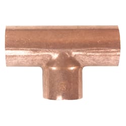 NIBCO 1/4 in. Sweat X 1/4 in. D Sweat Copper Tee 1 pk