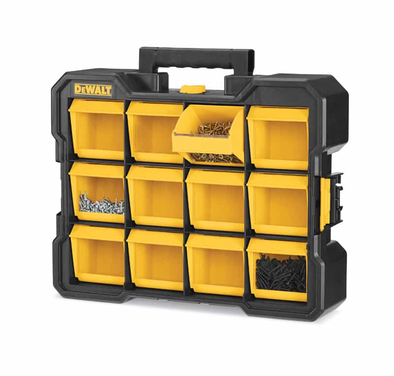 DeWalt 17.2 in. L x 4.2 in. W x 13.5 in. H Flip Bin Storage Organizer