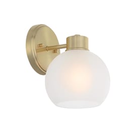 Westinghouse Dorney 1-Light Champagne Brass Gold Wall Sconce