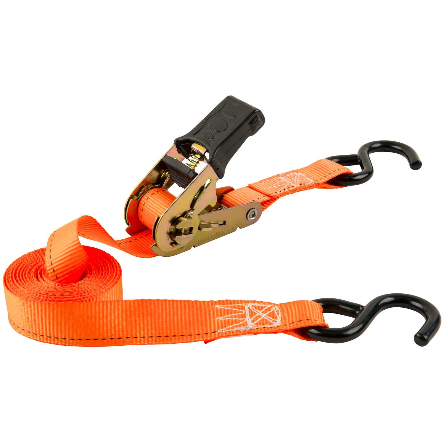 Keeper 1 in. W x 13 ft. L Orange Racheting Tie Down Strap 400 lb. 1 pk