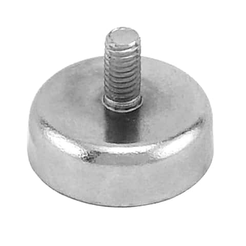 Magnet Source 1.4 in. L X .787 in. W Silver Magnetic Hook 28 lb. pull 2 pc  - Ace Hardware