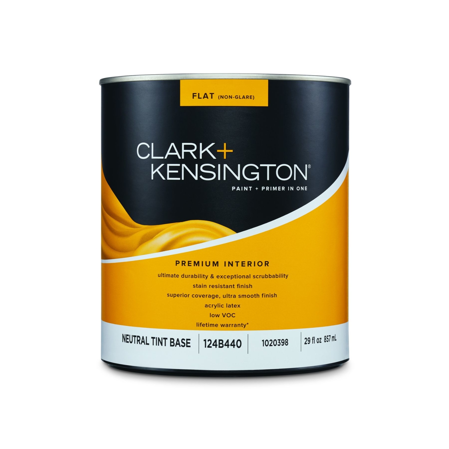 Clark+Kensington Flat Non-Glare Tint Base Neutral Base Paint and Primer ...