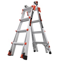 Little Giant Velocity 18 ft. H Aluminum Telescoping Multi-Position Ladder Type IA 300 lb. capacity