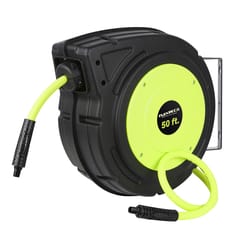 Campbell Hausfeld 3/8 in. x 50 ft. Hybrid Retractable Air Hose Reel in the Air  Compressor Hoses department at