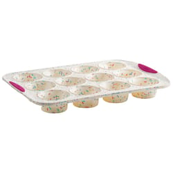 Trudeau Confetti Muffin Pan Multicolored