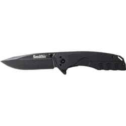 Smith's BattlePlan 7.85 in. Pocket Knife Black 1 pc