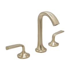 Huntington Brass Joy Satin Brass Widespread Bathroom Sink Faucet 8 in.