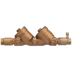 Zurn 1-1/4 in. FNPT Bronze Double Check Backflow Preventer 1-1/4 in. FNPT 1 pc