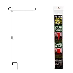 Party Animal 45 in. L Metal Garden Flag Stand Matte