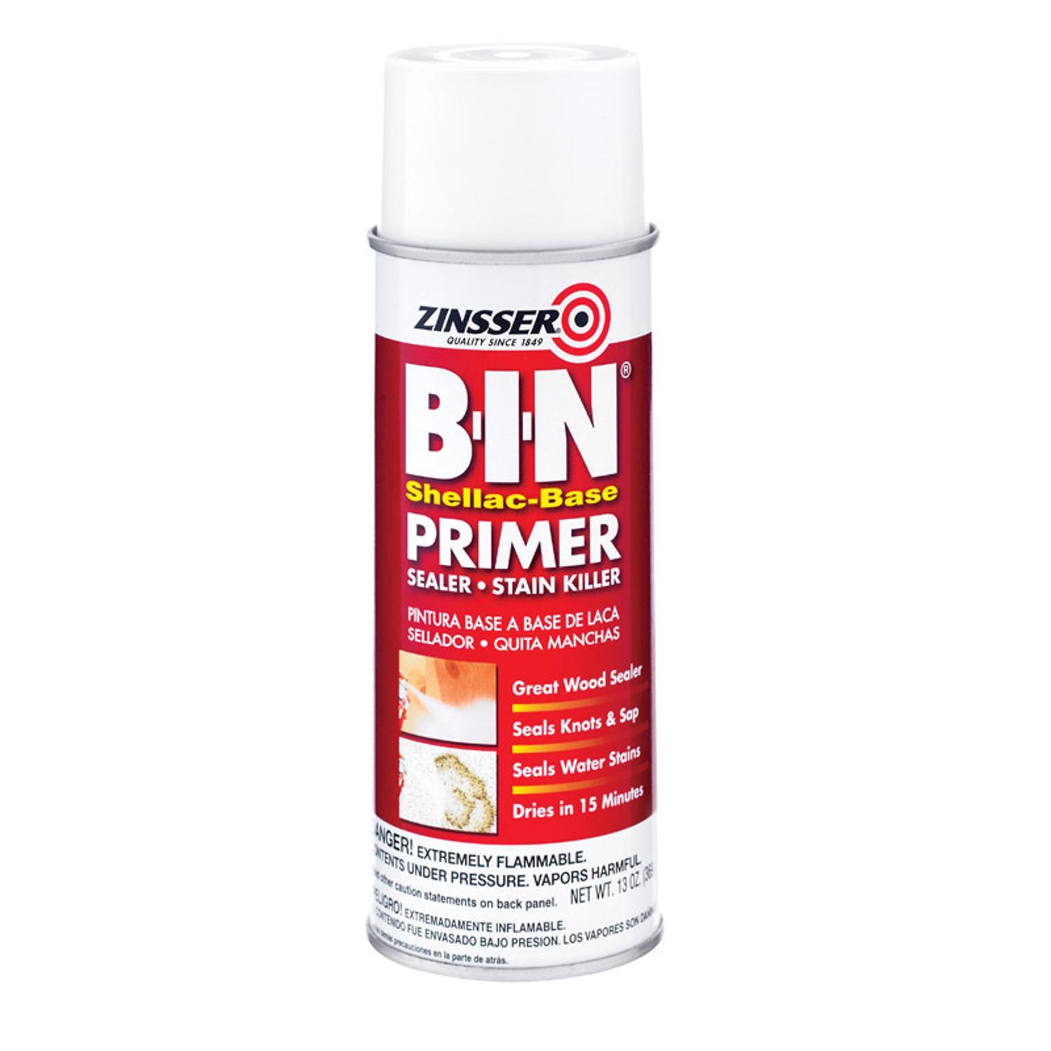 Zinsser B-I-N White Shellac-Based Spray Primer And Sealer 13 Oz - Ace ...