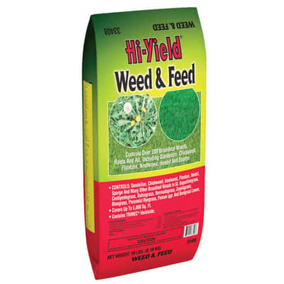 Hi-Yield 15-0-10 Weed & Feed Lawn Fertilizer For All Grasses 5000 sq ft ...