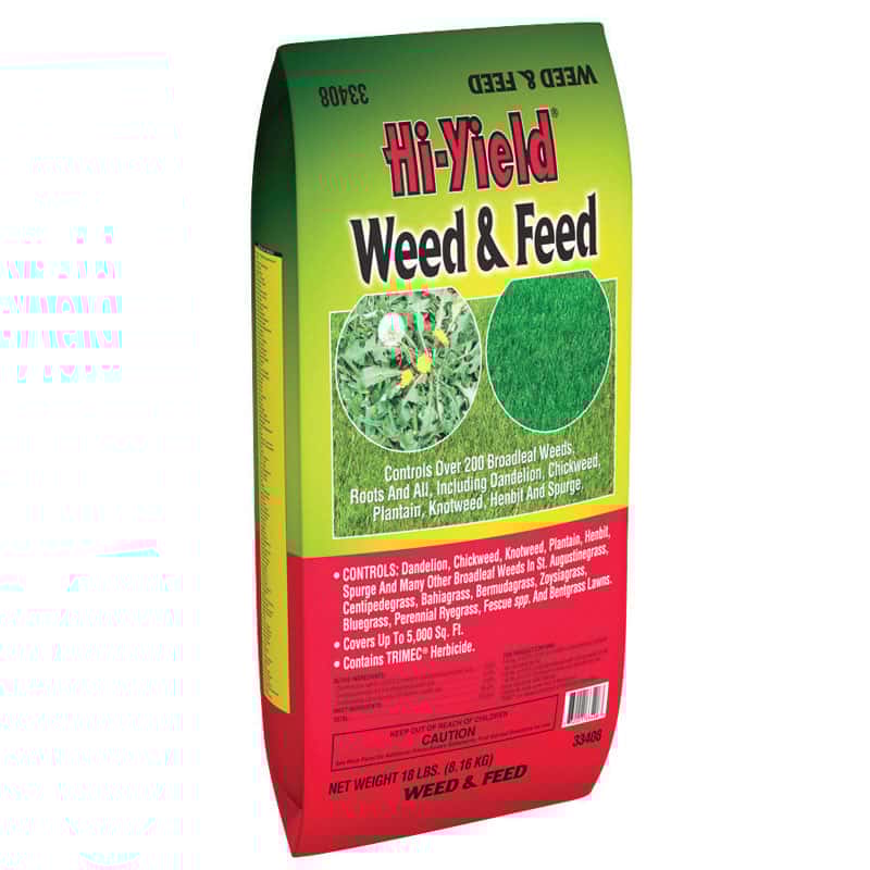 HiYield 15010 Weed & Feed Lawn Fertilizer For All Grasses 5000 sq ft Ace Hardware