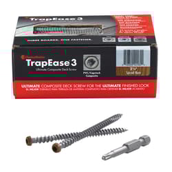 FastenMaster TrapEase No. 20 X 2-1/2 in. L Spiced Rum Torx Ttap Star Head Composite Deck Screws 75 p