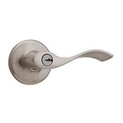 Kwikset Balboa Satin Nickel Entry Lever 1-3/4 in.