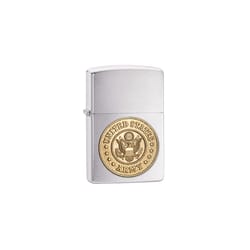 Zippo Silver Regular Emblem - United States Army Lighter 1 pk