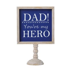 Glitzhome Happy Father's Day Table Decor MDF/Solid Wood 1 pc