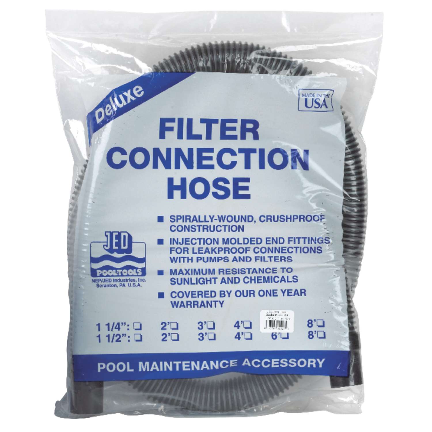 JED Pool Tools Deluxe Filter Connection Hose 1.25 in. W X 6 ft. L Ace