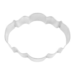 R&M International Silver Steel Cookie Cutter