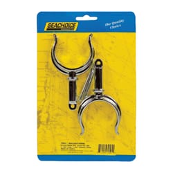 Seachoice Chrome-Plated Zinc 1-3/4 in. L X 1/2 in. W Oarlock Horns 2 pk