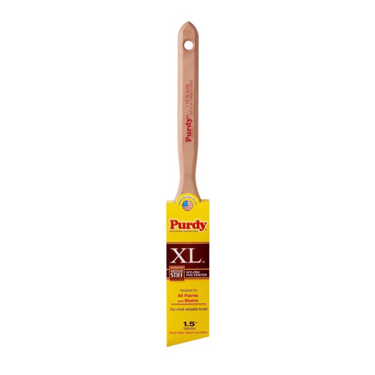 Photos - Putty Knife / Painting Tool Purdy XL Glide 1-1/2 in. Medium Stiff Angle Trim Paint Brush 144152315