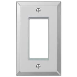 Amerelle Clear 1 gang Acrylic Decorator Wall Plate 1 pk