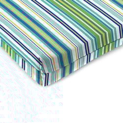 Jordan Manufacturing Multicolored Stripe Polyester Seat Cushion