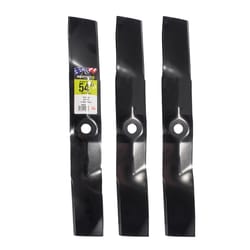 MaxPower 54 in. Standard Mower Blade Set For Riding Mowers 3 pk