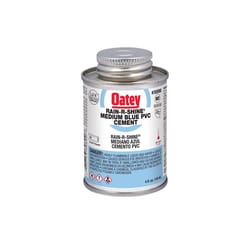 Oatey Rain-R-Shine Blue Cement For PVC 4 oz