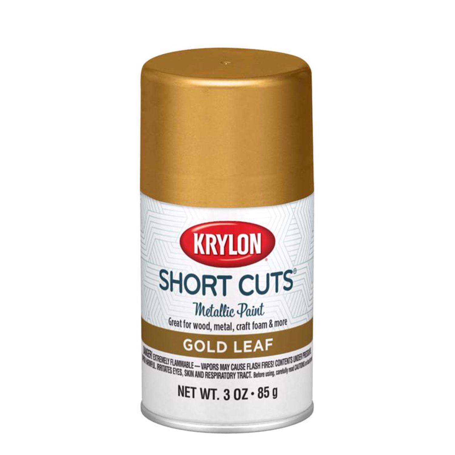 Krylon High-Gloss Metallic Gold Leaf Metallic Spray Paint (NET WT. 11-oz)