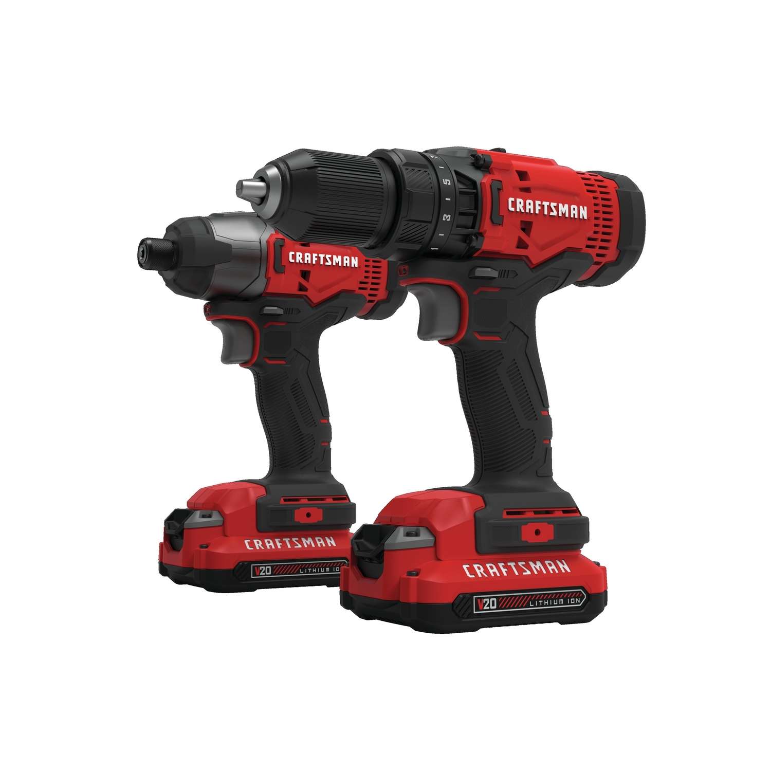 Craftsman V20 MAX 20 V Cordless Brushed 2 Drill/Driver and Impact