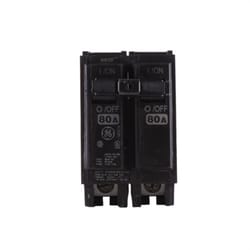 GE Q Line 80 amps Plug In 2-Pole Circuit Breaker