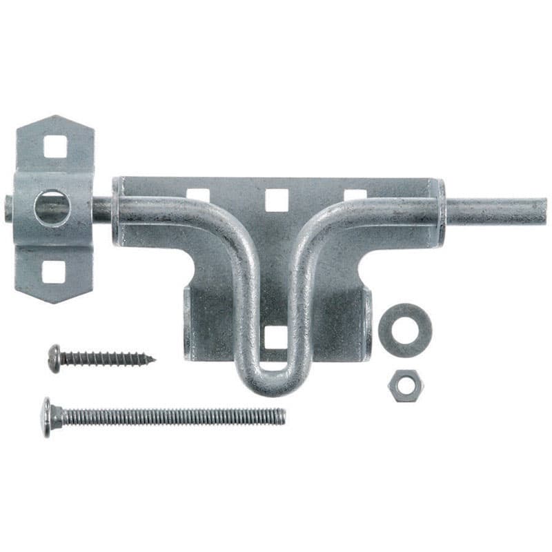 Ace 10.52 in. H X 4.75 in. W X 1.29 in. L Zinc-Plated Zinc Slide Bolt Gate Latch - 01-3420-103 - Locks and Keys  sku 01-3420-103