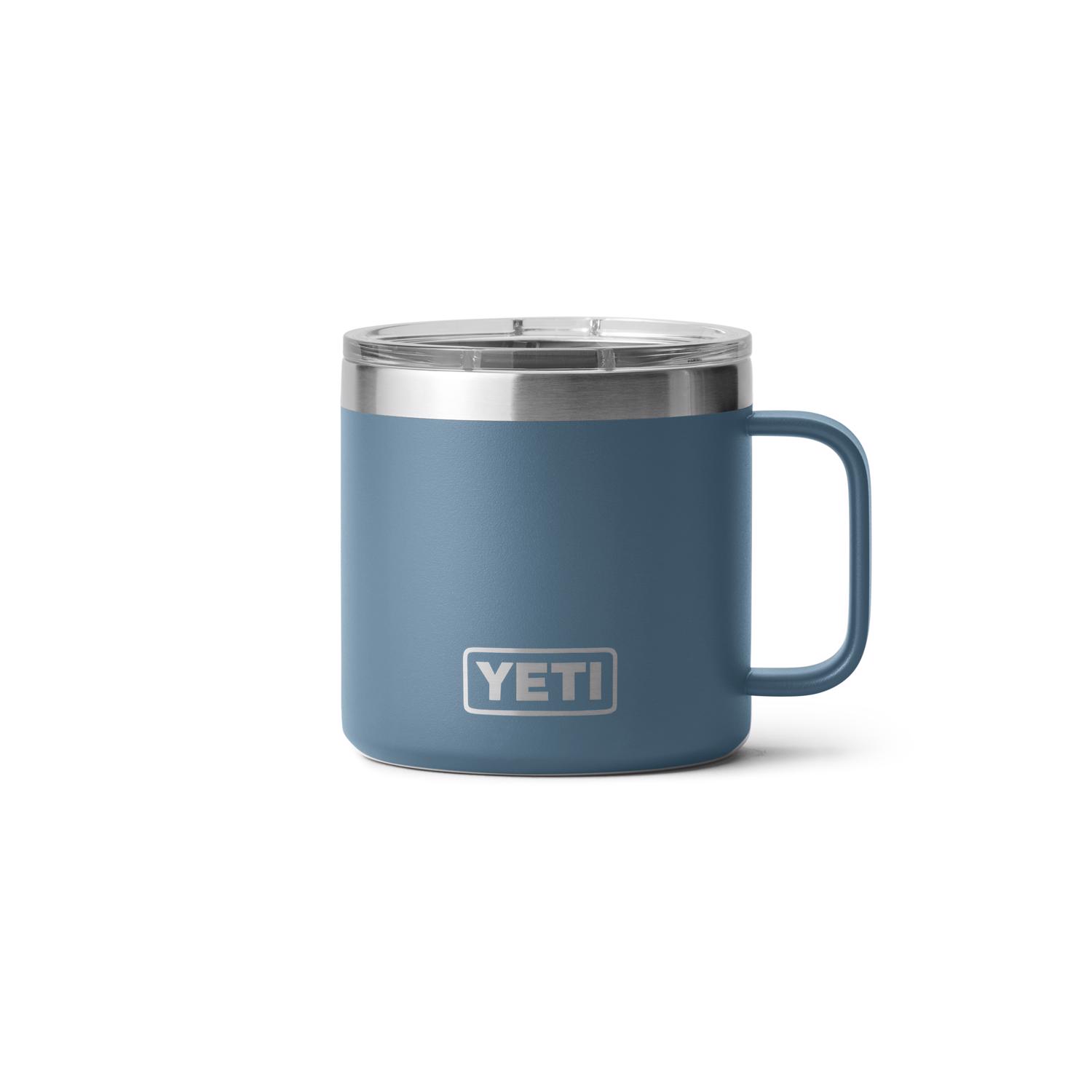 YETI Rambler 14 oz Nordic Blue BPA Free Mug with MagSlider Lid