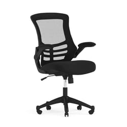 Flash Furniture Black Leather/Mesh Task Chair