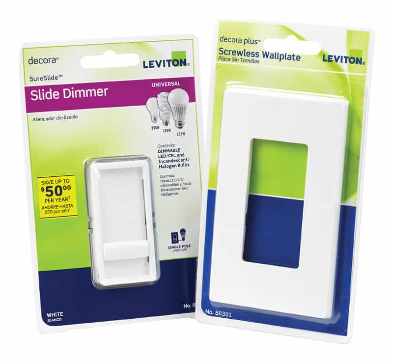 Leviton SureSlide White 150 watts Slide Dimmer Switch 1 pk Ace Hardware