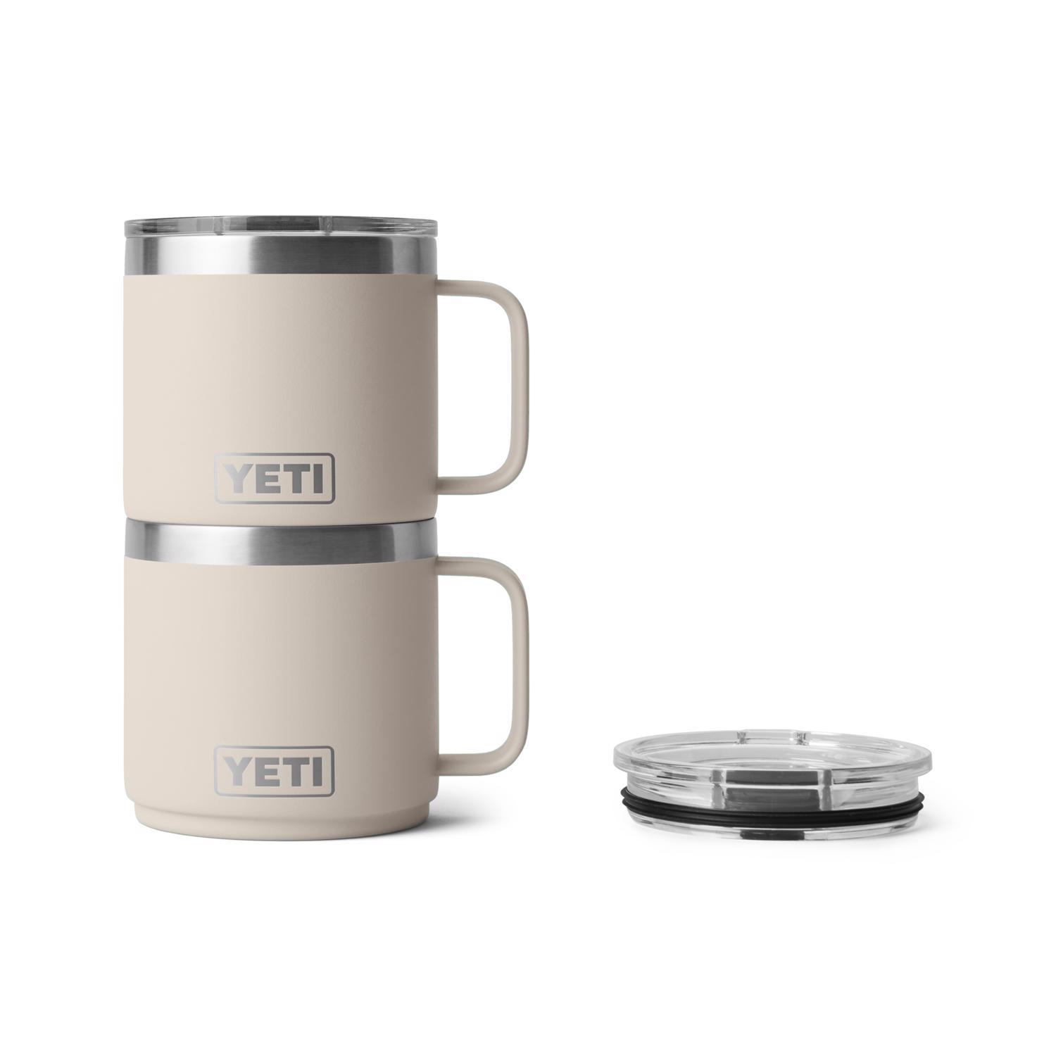 YETI Rambler 14 oz Cape Taupe BPA Free Mug with Lid Mfr