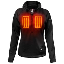 ActionHeat M Long Sleeve Women's Black Winter Shirt