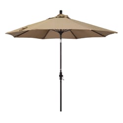 California Umbrella Sun Master Series 9 ft. Tiltable Terrace Sequoia Market Umbrella