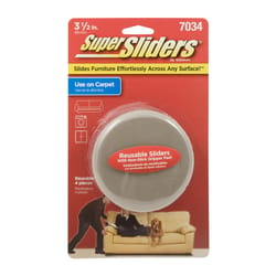 SuperSliders Beige Assorted in. Adhesive Plastic Chair Glide 4 pk