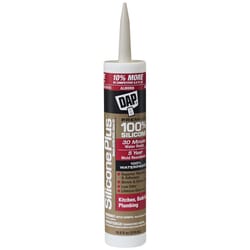 DAP Almond Silicone Rubber Sealant 10.1 oz