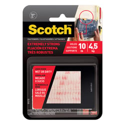 Scotch Small Hook and Loop Fastener 3 in. L 2 pk