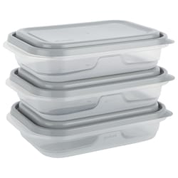 Good Cook EveryWare 4 cups Clear Food Storage Container Set 3 pk