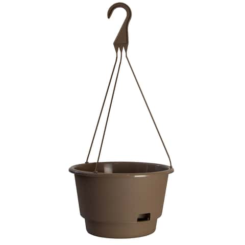 Rugg Polyresin Hanging Basket Cappuccino