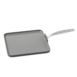 GreenPan Chatham Ceramic Coated Aluminum Griddle 11 in. Gray